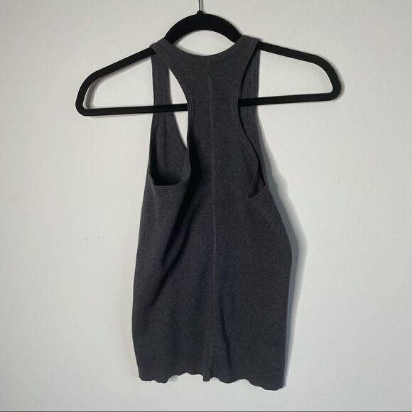 Revolve ATM Anthony Thomas Melillo Racerback Tank in Charcoal - Picture 5 of 7